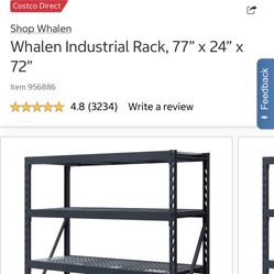 Whalen Heavy Duty Shelving 
