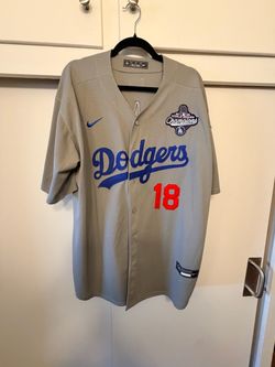 LA Dodgers Nike Jersey #18 World Series Champions