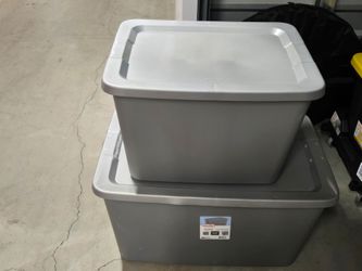 2 Sterilite Storage Totes