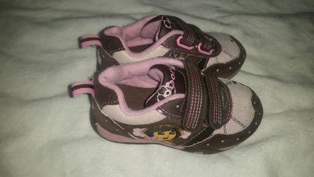 Dora The Explorer Toddler Tennis Shoes with Velcro Straps