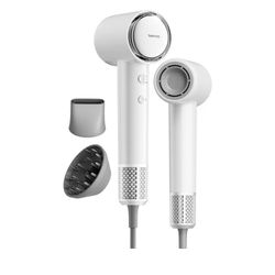 ideway Hair Dryer, Blow Dryer with Diffuser, Ionic Professional High-Speed 1500W Low-Noise, 110,000 RPM Brushless Motor, Fast Drying, Travel Compact f