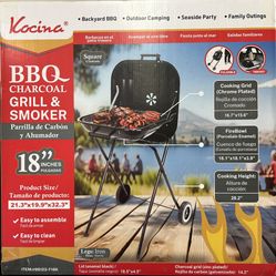 BBQ charcoal grill And smoker 