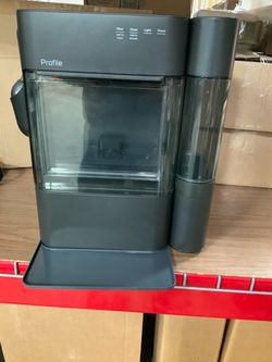GE Profile - Opal 2.0 Ultra Nugget Ice Maker with Side Tank and Scale Inhibiting Filter - Carbon Black #976