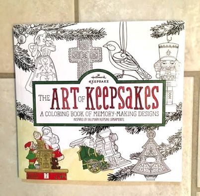 Hallmark THE ART OF KEEPSAKES -A Coloring Book inspired by Hallmark Ornaments