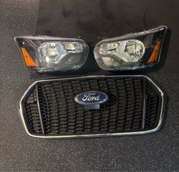 Ford Transit 250 Factory Front End Parts – Grille + Headlights