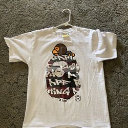 BAPE Graffiti Check Milo On Big Ape Tee