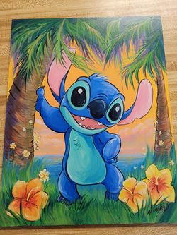 Hand Drawn And Painted  11x14