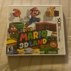 Super Mario 3-D land Nintendo 3DS