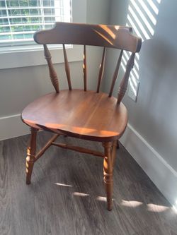 Stamped 1964 Wooden Chair