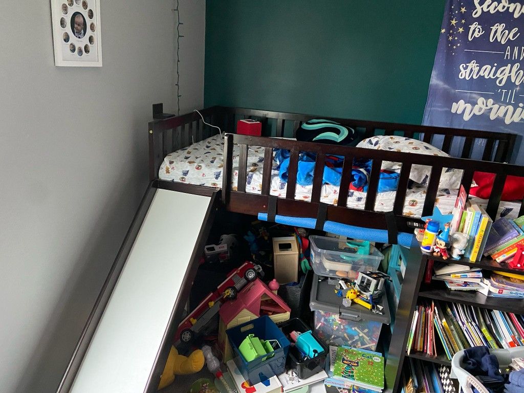 Kids Loft Bed With Slide