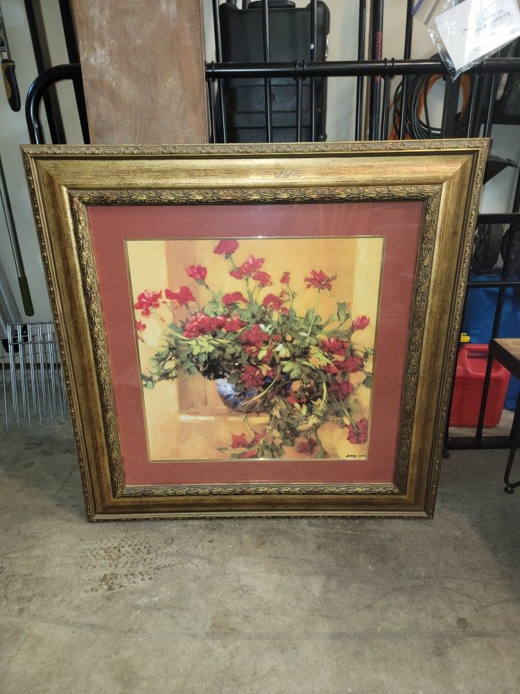 Vintage Cedar Creek Collection Framed Painting