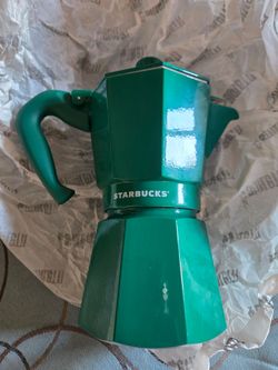 New Starbucks Bialetti limited edition moka pot.   6c