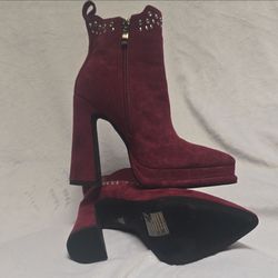 London rag block platform heel