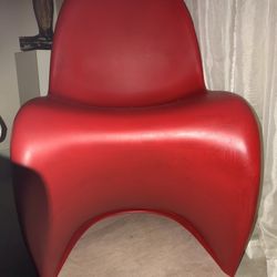 Original Verner Phantom Chairs Red 