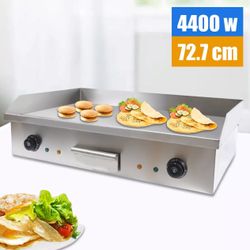 Commercial Electric Countertop Griddle Flat Top Grill BBQ Hot Plate