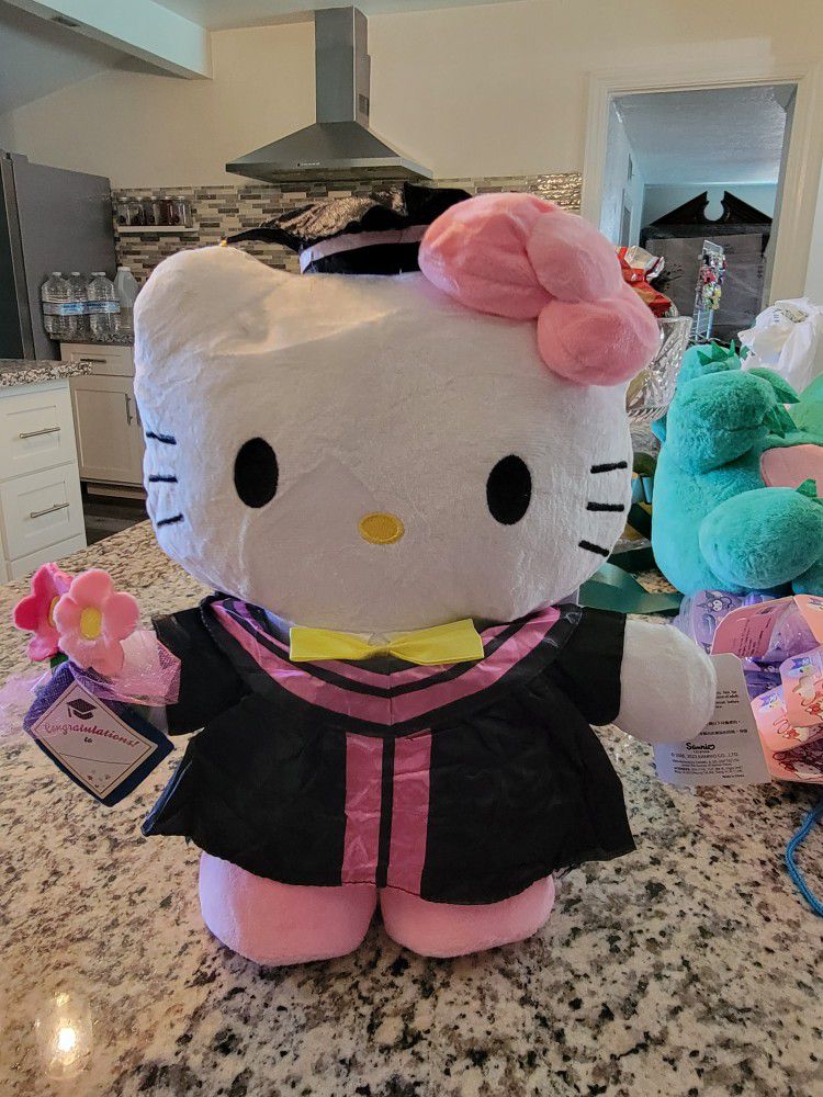 Sanrio Hello Kitty Graduation Plushie Brand New