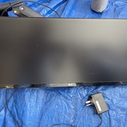 26" LG Wide Monitor With Table Mount