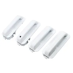 4PCS Front & Rear Door Handle Set For Ford F350 F(contact info removed) 2018-2020 Oxford White CBS60W