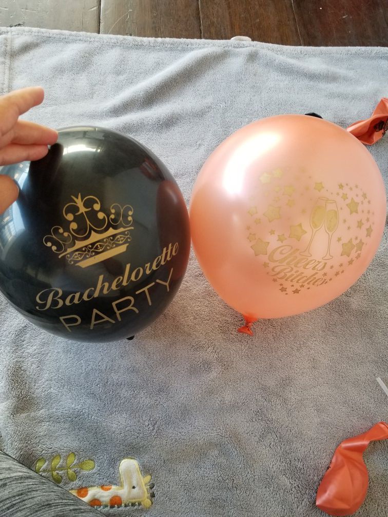 15 bachelorette balloons
