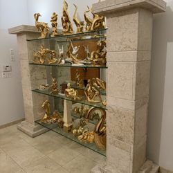 Vintage Hollywood Regency Estate Collection – Swan Furniture, Italian Lighting & Gilt Sculptures – $14,000