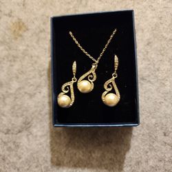 2 Piece Necklace & Earrings Set