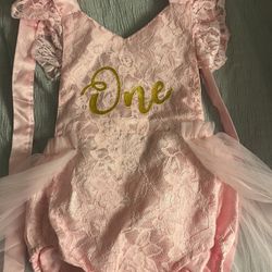 “One” Tutu for First Birthday 