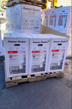 American Standard Cadet 12 in. 2-Piece 1.28 GPF Single Flush Chair Height Elongated Toilet with Slow Close Seat in White