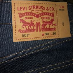 Blue 501s W30 L30