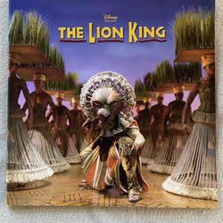 Disney’s The Lion King Rafiki Souvenir Program Theatre Tour
