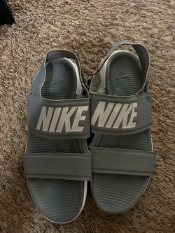 Nike Gray Two Strap Sandals Size 11