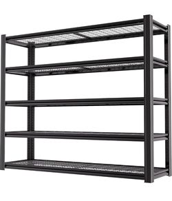 5 Tier garage metal shelves