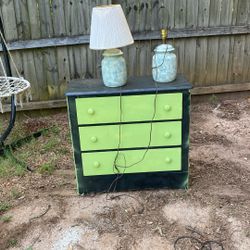Dresser Two Night Stand Lights 