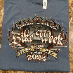 New XL 2024 Bike Week Tee