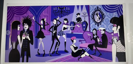 Shag Josh Agle 2021 GOTH NIGHT Brand New!