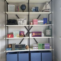 RH Parisian Cornice Double Shelving