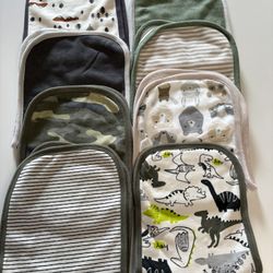 8 Burp Rags (new, opened pkg)