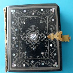  Antique Picture Mirror Photo Gold Gilded

