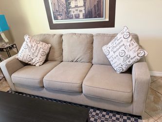 Ashley Alenya Sofa with ikea lack coffee table