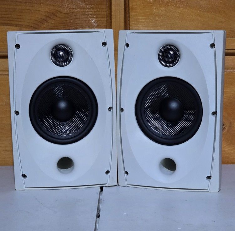 Sonance - EC300 5.25" 2-Way Outdoor Speakers - White (Pair)