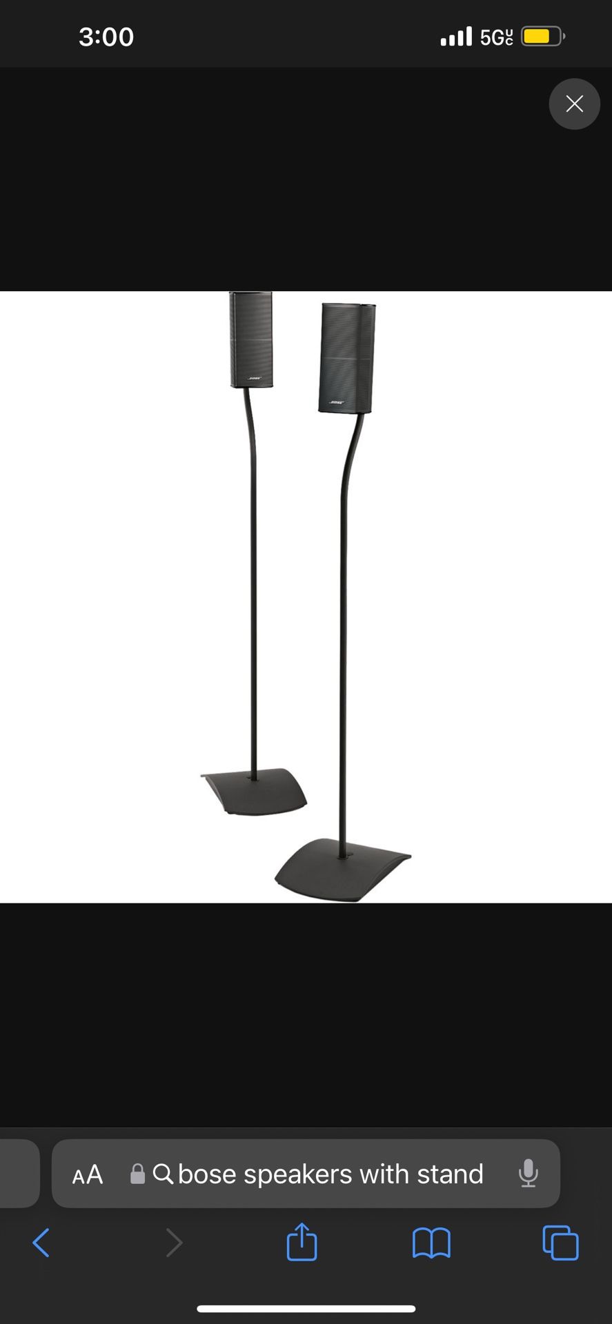 Bose Speakers With Stand