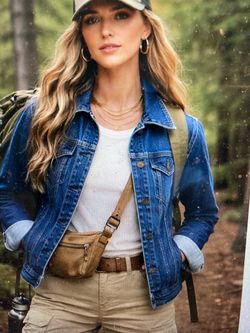 Old Navy Classic Denim Trucker Jacket Medium Wash Women’s XS