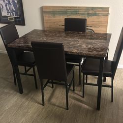Kitchen table with 4 chairs