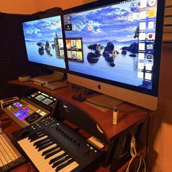 2019 27” Apple iMac And Matching 27” Thunderbolt display