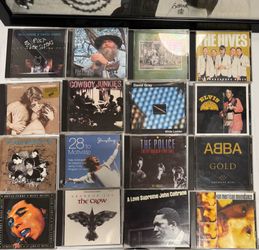 16 Music CD Lot – Elvis, ABBA, The Police, John Coltrane, Neil Young & More