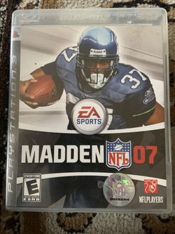 Ps3 - Madden NFL 07