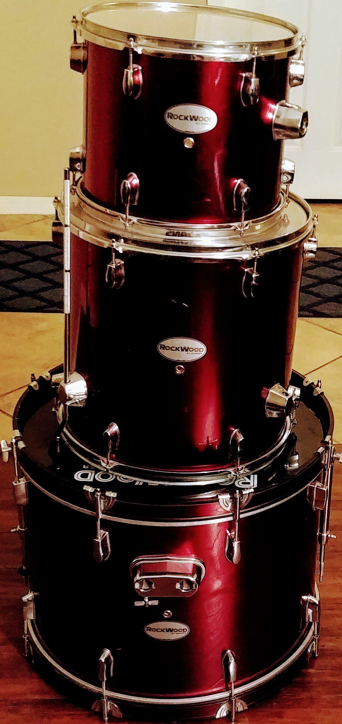 3 piece Rockwood Drum Set