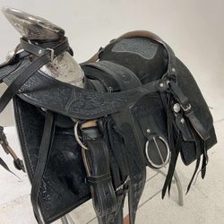 Nueva Montura Con Herraje Y Fuste Plateado 