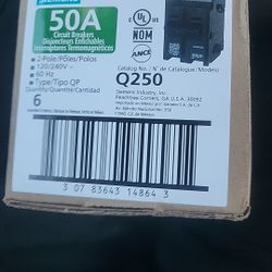 SIEMENS Q250 2 POLES 50A 120V/240V  AC CIRCUIT BREAKER 