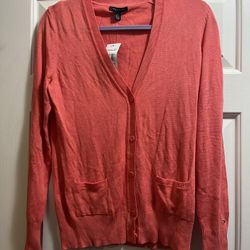 Orange Cardigan 