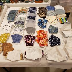 Washable 3 Size Cotton Masks $5 - $9